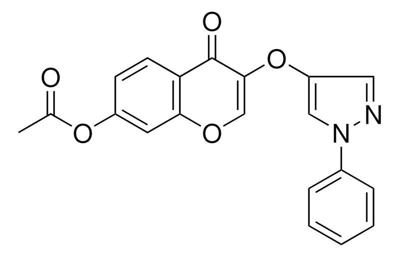 Sigma-Aldrich 4-OXO-3-((1-PHENYL-1H-PYRAZOL-4-YL)OXY)-4H-CHROMEN-7-YL ACETATE,AldrichCPR