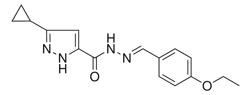Sigma-Aldrich 5-CYCLOPROPYL-2H-PYRAZOLE-3-CARBOXYLIC ACID (4-ETHOXY-BENZYLIDENE)-HYDRAZIDE,AldrichCPR