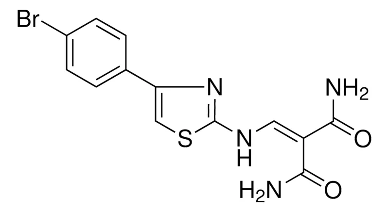 Sigma-Aldrich 2-(((4-(4-BROMOPHENYL)-1,3-THIAZOL-2-YL)AMINO)METHYLENE)MALONAMIDE,AldrichCPR