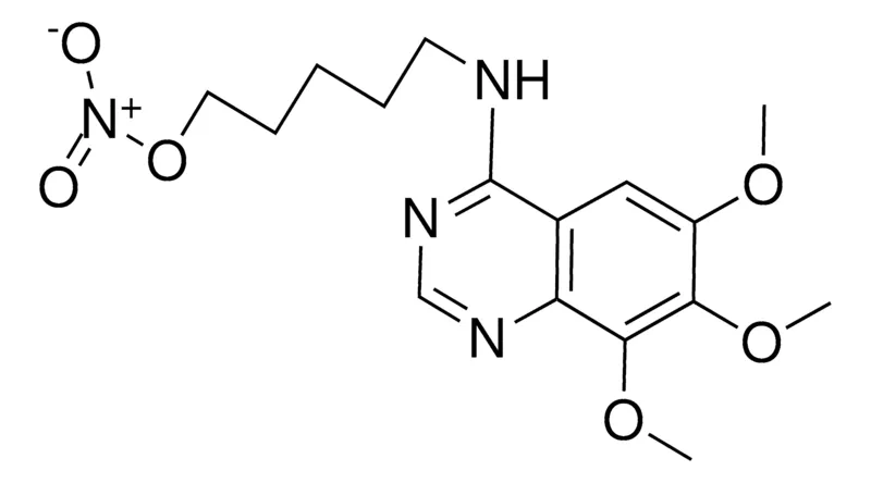 Sigma-Aldrich 5-((6,7,8-TRIMETHOXY-4-QUINAZOLINYL)AMINO)-1-PENTANOL NITRATE ESTER,AldrichCPR