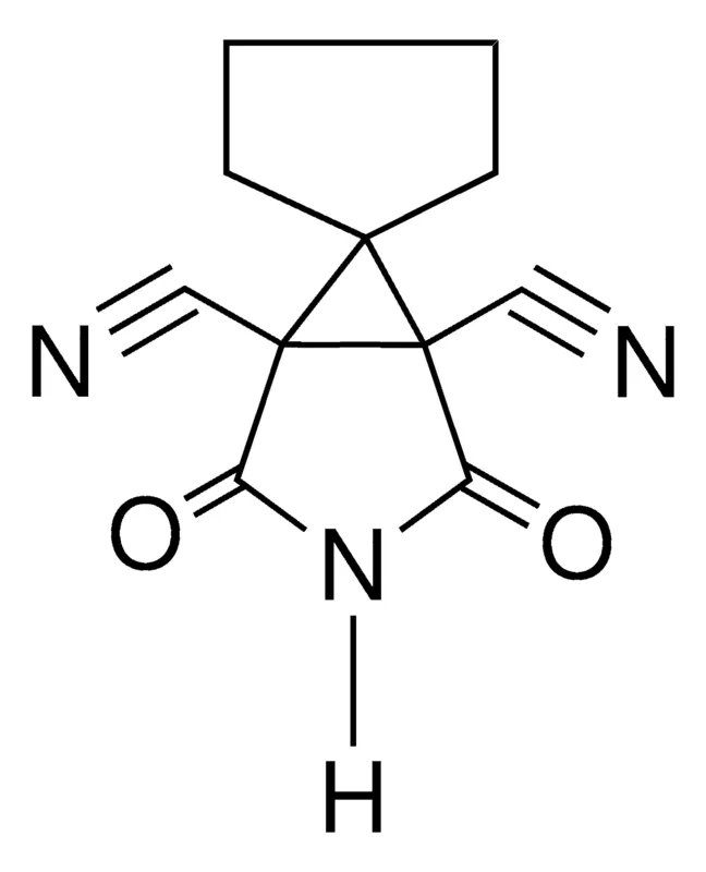 Sigma-Aldrich 1,5-DICYANOSPIRO(3-AZABICYCLO(3.1.0)HEXANE-6,1'-CYCLOPENTANE)-2,4-DIONE,AldrichCPR