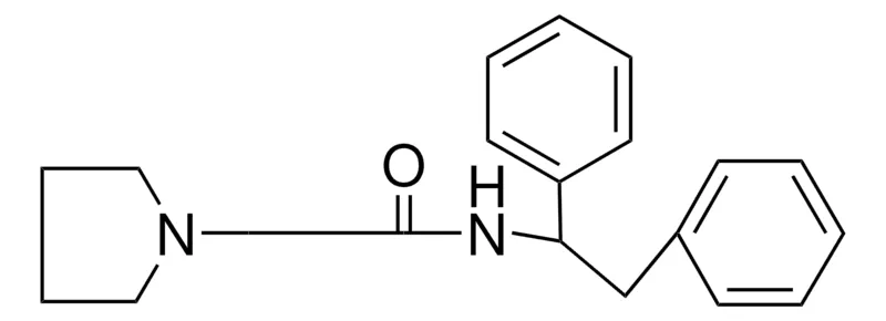 Sigma-Aldrich N-(1,2-DIPHENYLETHYL)-1-PYRROLIDINEACETAMIDE,AldrichCPR