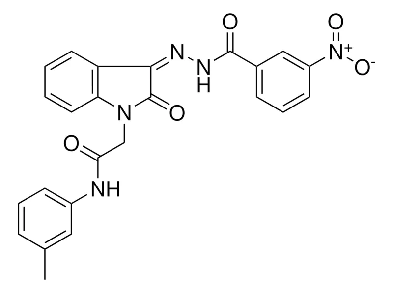 Sigma-Aldrich 2-(3-((3-NITRO-BENZOYL)-HYDRAZONO)-2-OXO-2,3-2H-INDOL-1-YL)-N-M-TOLYL-ACETAMIDE,AldrichCPR