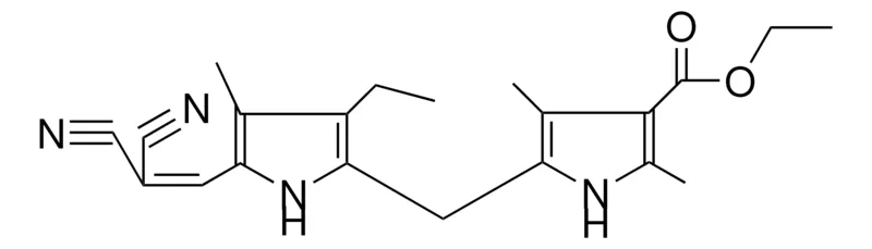Sigma-Aldrich ETHYL 5-(DICYANOVINYL-ETHYL-METHYLPYRROLYLMETHYL)-24-DIMETHYL-PYRROLECARBOXYLATE,AldrichCPR