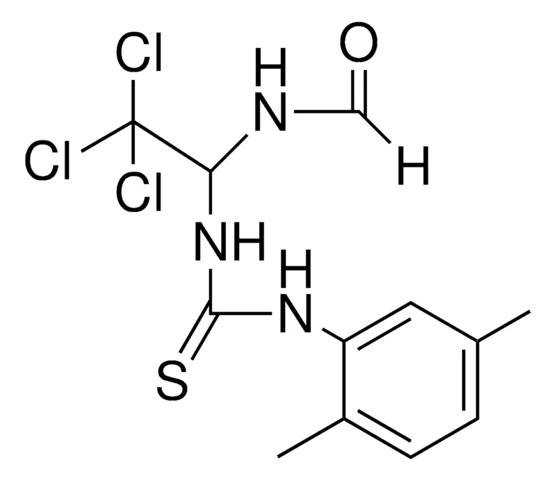Sigma-Aldrich N-(2,2,2-TRICHLORO-1-(3-(2,5-DIMETHYL-PHENYL)-THIOUREIDO)-ETHYL)-FORMAMIDE，AldrichCPR