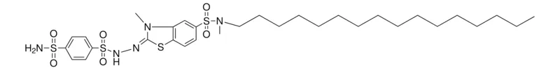Sigma-Aldrich 4-SULFAMOYLBENZENESULFONIC (CETYL-ME-SULFAM)3-ME-2-BZ-THIAZOLINYLIDENE)HYDRAZIDE,AldrichCPR