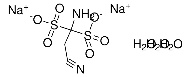 Sigma-Aldrich 1-AMINO-2-CYANO-1,1-ETHANEDISULFONIC ACID, DISODIUM SALT TRIHYDRATE,AldrichCPR