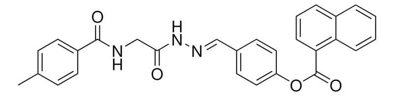 Sigma-Aldrich 4-(2-(((4-METHYLBENZOYL)AMINO)ACETYL)CARBOHYDRAZONOYL)PHENYL 1-NAPHTHOATE，AldrichCPR