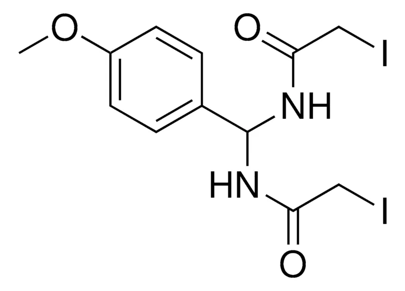 Sigma-Aldrich 2-IODO-N-((2-IODO-ACETYLAMINO)-(4-METHOXY-PHENYL)-METHYL)-ACETAMIDE,AldrichCPR