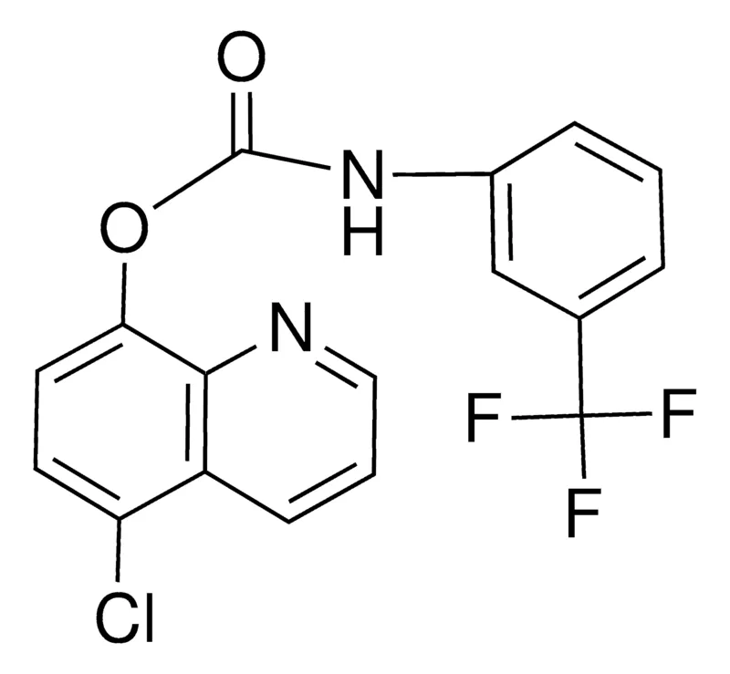 Sigma-Aldrich 5-CHLORO-8-NAPHTHYL N-(3-TRIFLUOROMETHYLPHENYL)CARBAMATE,AldrichCPR