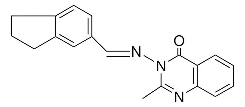 Sigma-Aldrich 3-(5-INDANYLMETHYLENEAMINO)-2-METHYL-4(3H)-QUINAZOLONE,AldrichCPR