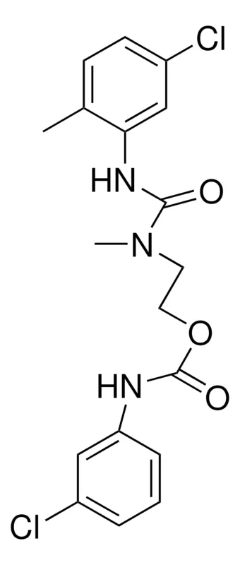 Sigma-Aldrich 2-(3-(5-CHLORO-2-METHYLPHENYL)-1-ME-UREIDO)ETHYL N-(3-CHLOROPHENYL)CARBAMATE,AldrichCPR