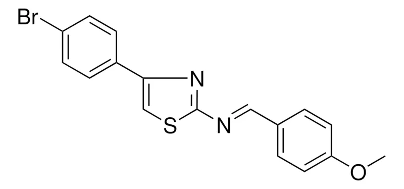 Sigma-Aldrich (4-(4-BROMO-PHENYL)-THIAZOL-2-YL)-(4-METHOXY-BENZYLIDENE)-AMINE,AldrichCPR