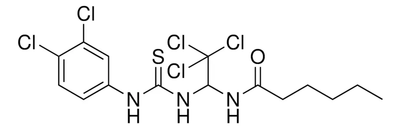 Sigma-Aldrich HEXANOIC ACID (2,2,2-TRICHLORO-1-(3-(3,4-DICHLORO-PH)-THIOUREIDO)-ETHYL)-AMIDE,AldrichCPR