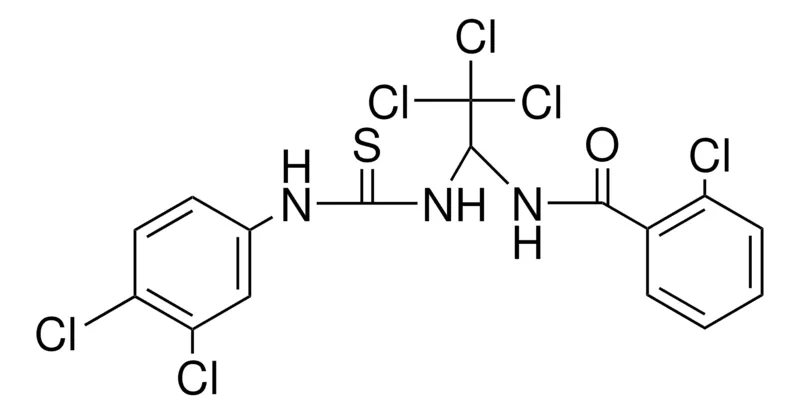 Sigma-Aldrich 2-CL-N-(2,2,2-TRICHLORO-1-(3-(3,4-DICHLORO-PHENYL)-THIOUREIDO)-ETHYL)-BENZAMIDE,AldrichCPR