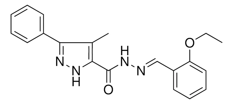 Sigma-Aldrich 4-METHYL-5-PHENYL-2H-PYRAZOLE-3-CARBOXYLIC ACID (2-ETHOXY-BENZYLIDENE)-HYDRAZIDE,AldrichCPR