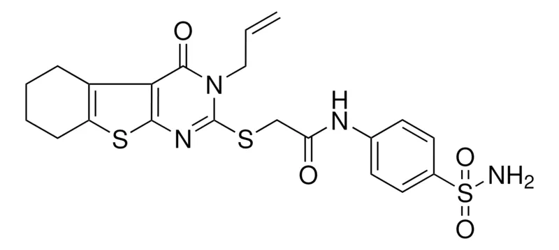 Sigma-Aldrich 2-[(3-ALLYL-4-OXO-3,4,5,6,7,8-HEXAHYDRO[1]BENZOTHIENO[2,3-D]PYRIMIDIN-2-YL)SULFANYL]-N-[4-(AMINOSULFONYL)PHENYL]ACETAMIDE，AldrichCPR