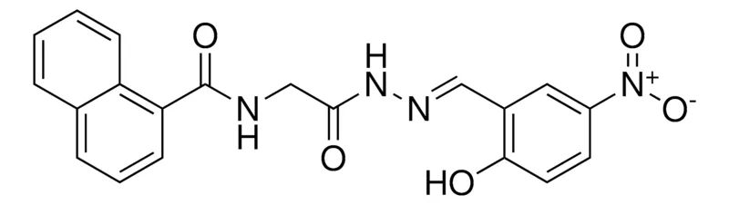 Sigma-Aldrich N-(2-(2-(2-HYDROXY-5-NITROBENZYLIDENE)HYDRAZINO)-2-OXOETHYL)-1-NAPHTHAMIDE,AldrichCPR