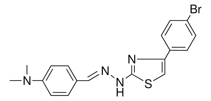 Sigma-Aldrich (4-((4-(4-BROMO-PHENYL)-THIAZOL-2-YL)-HYDRAZONOMETHYL)-PHENYL)-DIMETHYL-AMINE，AldrichCPR