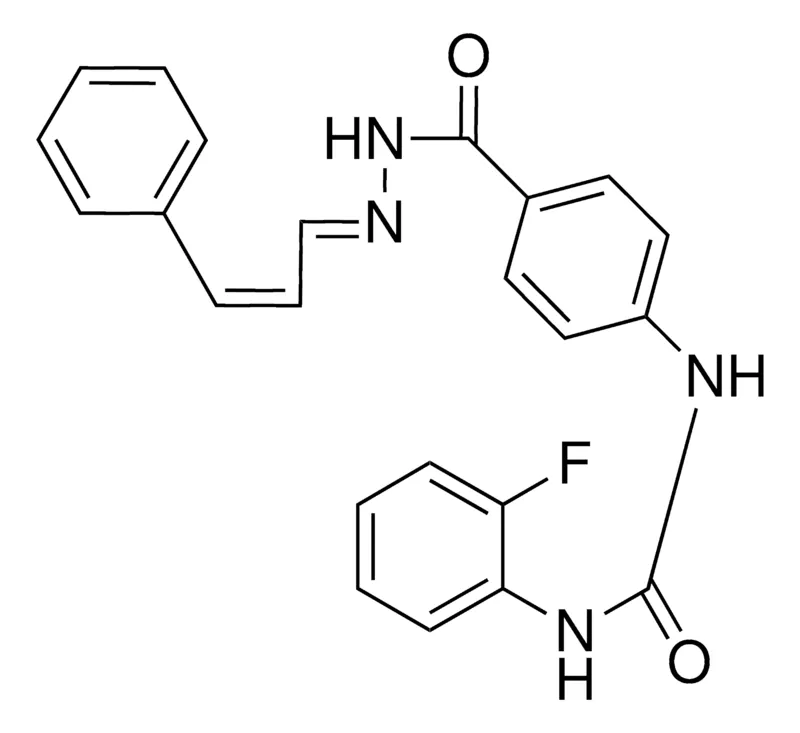 Sigma-Aldrich 4-(3-(2-FLUOROPHENYL)UREIDO)BENZOIC (3-PHENYLALLYLIDENE)HYDRAZIDE，AldrichCPR