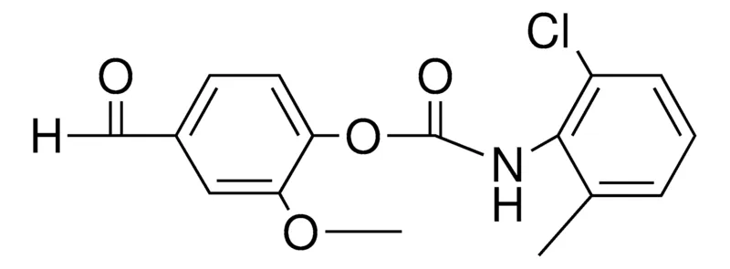 Sigma-Aldrich 4-FORMYL-2-METHOXYPHENYL N-(2-CHLORO-6-METHYLPHENYL)CARBAMATE,AldrichCPR
