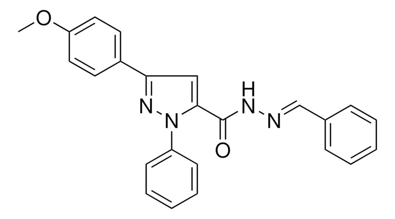 Sigma-Aldrich 5-(4-MEO-PHENYL)-2-PHENYL-2H-PYRAZOLE-3-CARBOXYLIC ACID BENZYLIDENE-HYDRAZIDE,AldrichCPR
