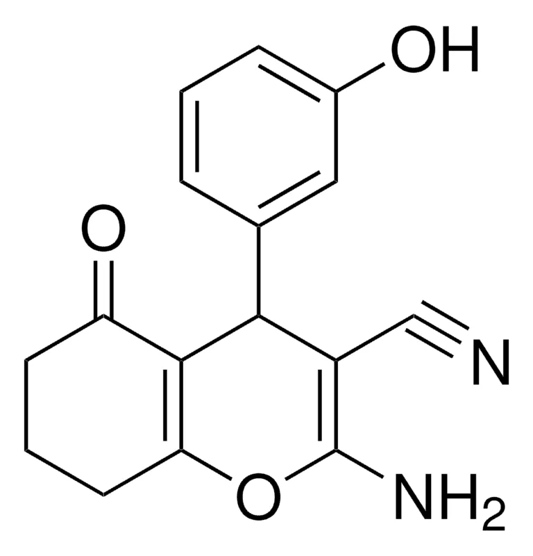 Sigma-Aldrich 2-AMINO-4-(3-HYDROXY-PHENYL)-5-OXO-5,6,7,8-TETRAHYDRO-4H-CHROMENE-3-CARBONITRILE,AldrichCPR