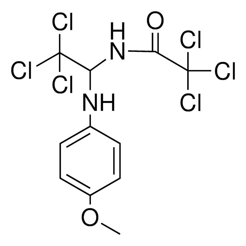 Sigma-Aldrich 2,2,2-TRICHLORO-N-(2,2,2-TRICHLORO-1-(4-METHOXY-PHENYLAMINO)-ETHYL)-ACETAMIDE,AldrichCPR