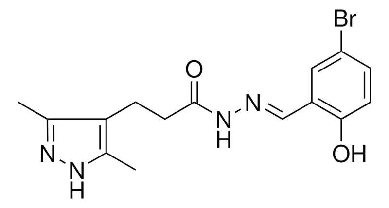 Sigma-Aldrich 3-(3,5-DIMETHYL-1H-PYRAZOL-4-YL)-PROPIONIC ACID (5-BR-2-HO-BENZYLIDENE)HYDRAZIDE,AldrichCPR
