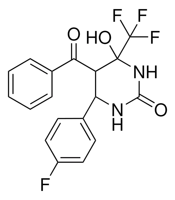Sigma-Aldrich 5-BENZOYL-6-(4-FLUORO-PH)-4-HO-4-(TRIFLUOROMETHYL)TETRAHYDRO-2(1H)-PYRIMIDINONE,AldrichCPR