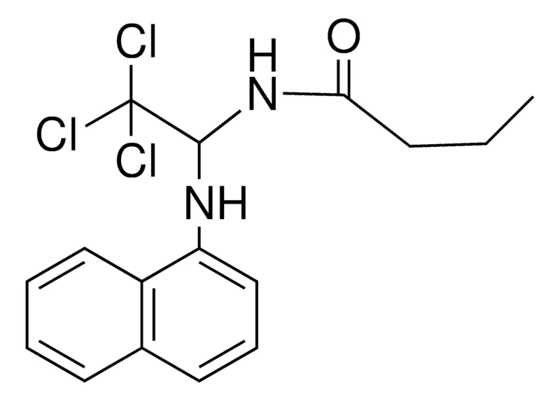 Sigma-Aldrich N-(2,2,2-TRICHLORO-1-(NAPHTHALEN-1-YLAMINO)-ETHYL)-BUTYRAMIDE,AldrichCPR