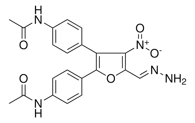 Sigma-Aldrich N-(4-(2-(4-(ACETYLAMINO)PH)-5-CARBOHYDRAZONOYL-4-NITRO-3-FURYL)PHENYL)ACETAMIDE,AldrichCPR