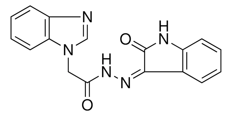 Sigma-Aldrich 2-BENZOIMIDAZOL-1-YL-ACETIC ACID (2-OXO-1,2-DIHYDRO-INDOL-3-YLIDENE)-HYDRAZIDE,AldrichCPR