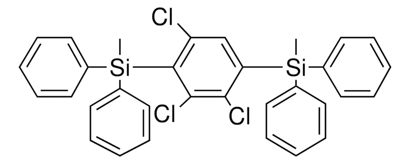 Sigma-Aldrich (2,3,6-TRICHLORO-1,4-PHENYLENE)BIS(DIPHENYLMETHYLSILANE),AldrichCPR