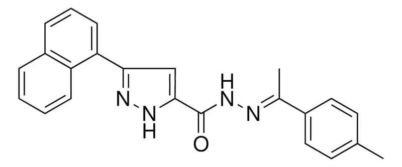 Sigma-Aldrich 5-NAPHTHALEN-1-YL-2H-PYRAZOLE-3-CARBOXYLIC ACID (1-P-TOLYL-ETHYLIDENE)-HYDRAZIDE,AldrichCPR