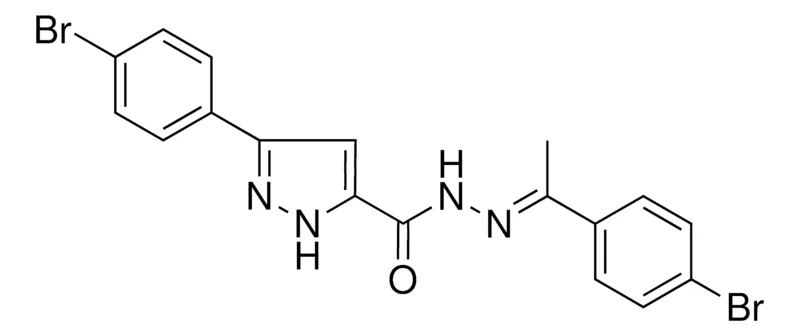 Sigma-Aldrich 5-(4-BR-PH)-2H-PYRAZOLE-3-CARBOXYLIC ACID (1-(4-BR-PHENYL)-ETHYLIDENE)-HYDRAZIDE,AldrichCPR