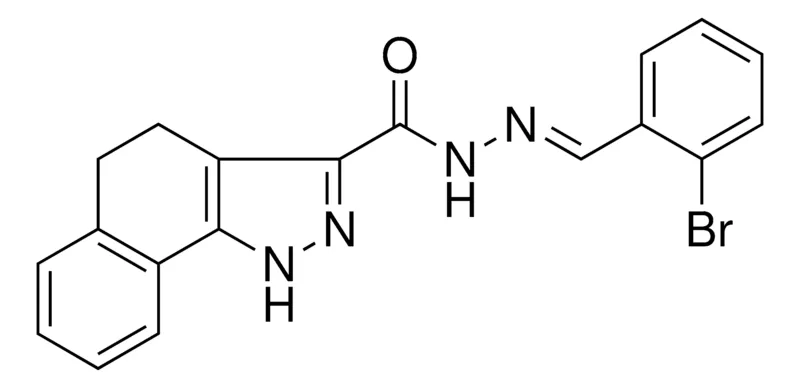 Sigma-Aldrich 4,5-DIHYDRO-1H-BENZO(G)INDAZOLE-3-CARBOXYLIC ACID (2-BROMO-BENZYLIDENE)HYDRAZIDE，AldrichCPR