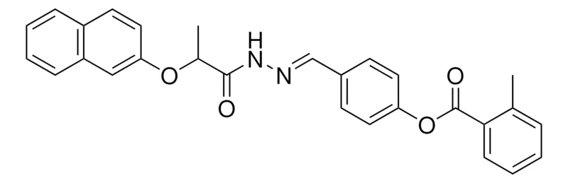 Sigma-Aldrich 4-(2-(2-(2-NAPHTHYLOXY)PROPANOYL)CARBOHYDRAZONOYL)PHENYL 2-METHYLBENZOATE，AldrichCPR
