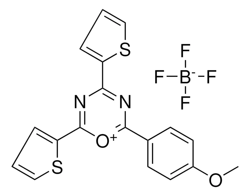Sigma-Aldrich 2-(4-MEO-PH)-4,6-DI-THIOPHEN-2-YL-(1,3,5)OXADIAZIN-1-YLIUM, TETRAFLUORO BORATE,AldrichCPR