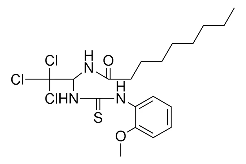 Sigma-Aldrich NONANOIC ACID (2,2,2-TRICHLORO-1-(3-(2-METHOXY-PHENYL)-THIOUREIDO)-ETHYL)-AMIDE，AldrichCPR