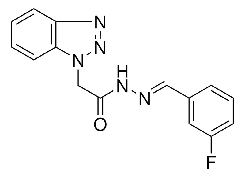 Sigma-Aldrich 2-(1H-1,2,3-BENZOTRIAZOL-1-YL)-N'-(3-FLUOROBENZYLIDENE)ACETOHYDRAZIDE,AldrichCPR
