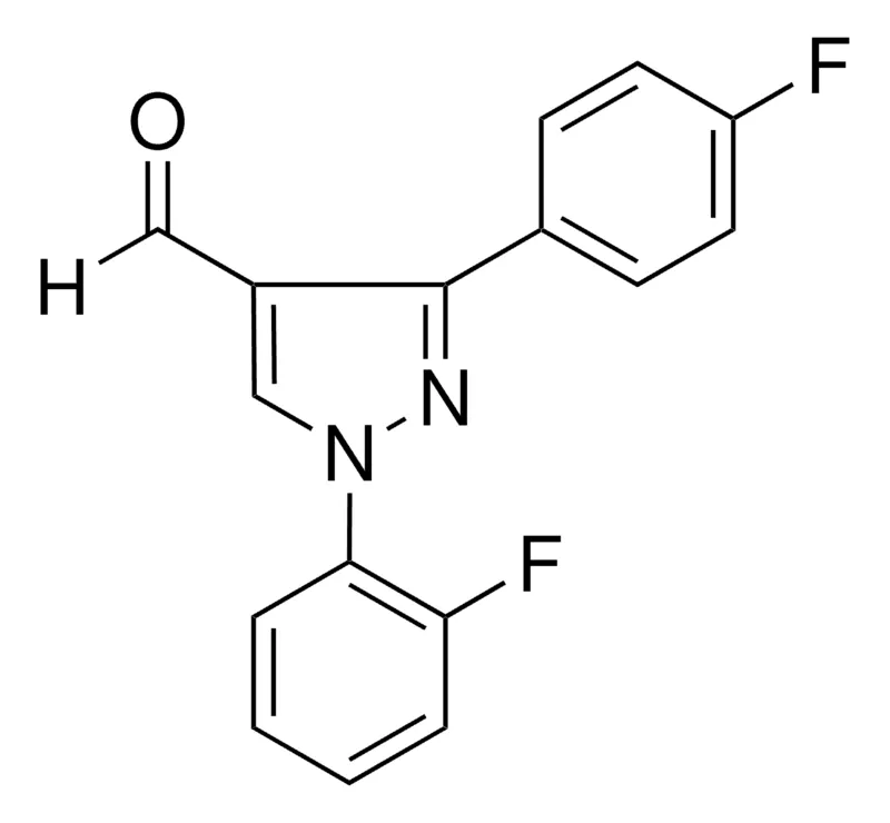 Sigma-Aldrich 1-(2-FLUOROPHENYL)-3-(4-FLUOROPHENYL)-1H-PYRAZOLE-4-CARBALDEHYDE,AldrichCPR