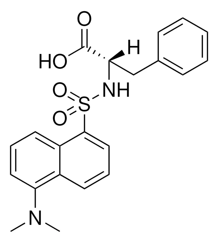 Sigma-Aldrich 2-(5-DIMETHYLAMINO-NAPHTHALENE-1-SULFONYLAMINO)-3-PHENYL-PROPIONIC ACID,AldrichCPR