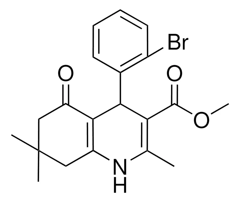 Sigma-Aldrich METHYL 4-(2-BROMOPHENYL)-2,7,7-TRIMETHYL-5-OXO-1,4,5,6,7,8-HEXAHYDRO-3-QUINOLINECARBOXYLATE，AldrichCPR