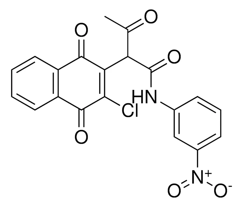 Sigma-Aldrich 2-(3-CL-1,4-DIOXO-1,4-DIHYDRO-2-NAPHTHALENYL)-N-(3-NITROPHENYL)-3-OXOBUTANAMIDE,AldrichCPR