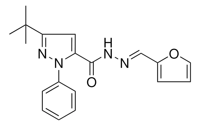 Sigma-Aldrich 5-TERT-BUTYL-2-PH-2H-PYRAZOLE-3-CARBOXYLIC ACID FURAN-2-YLMETHYLENE-HYDRAZIDE,AldrichCPR