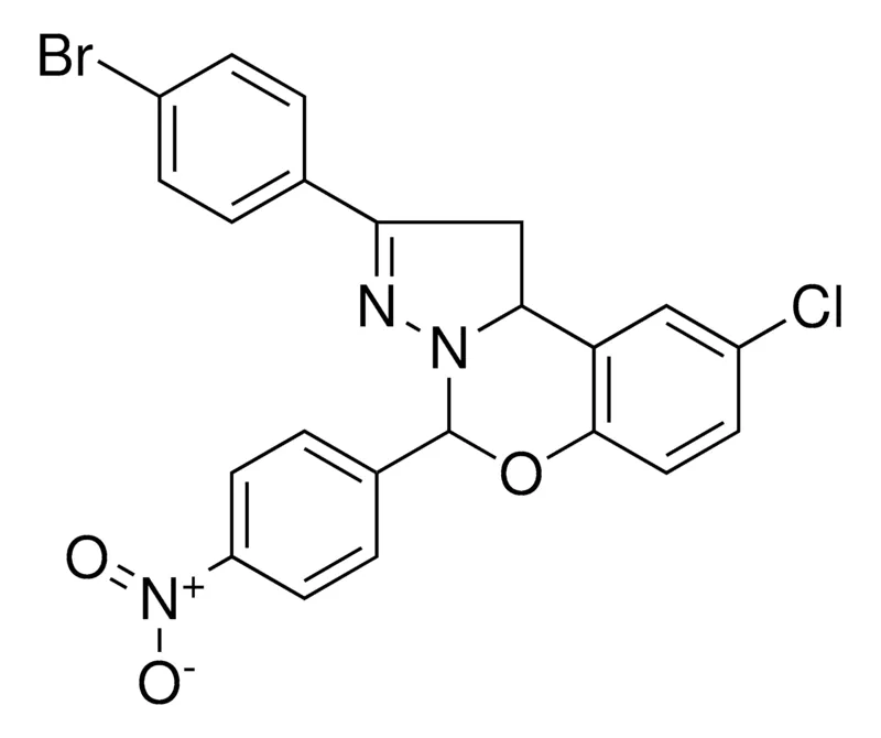 Sigma-Aldrich 2(4-BR-PH)-8-CL-4-(4-NITRO-PH)-1,9B-2H-5-OXA-3,3A-DIAZA-CYCLOPENTA(A)NAPHTHALENE，AldrichCPR