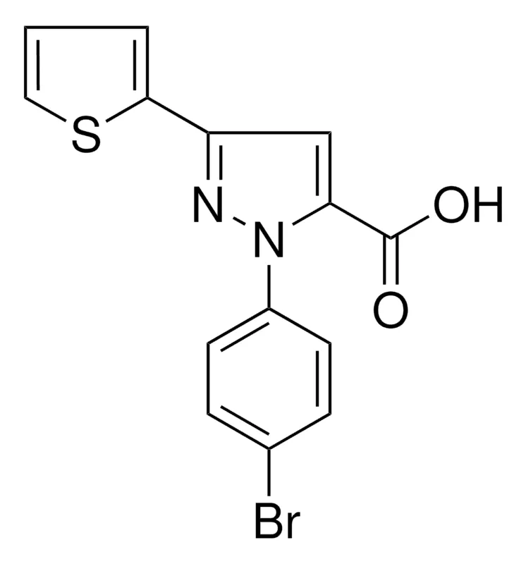 Sigma-Aldrich 1-(4-BROMOPHENYL)-3-(2-THIENYL)-1H-PYRAZOLE-5-CARBOXYLIC ACID,AldrichCPR