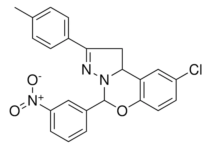 Sigma-Aldrich 8-CL-4-(3-NITRO-PH)-2-P-TOLYL-1,9B-2H-5-OXA-3,3A-DIAZA-CYCLOPENTA(A)NAPHTHALENE,AldrichCPR