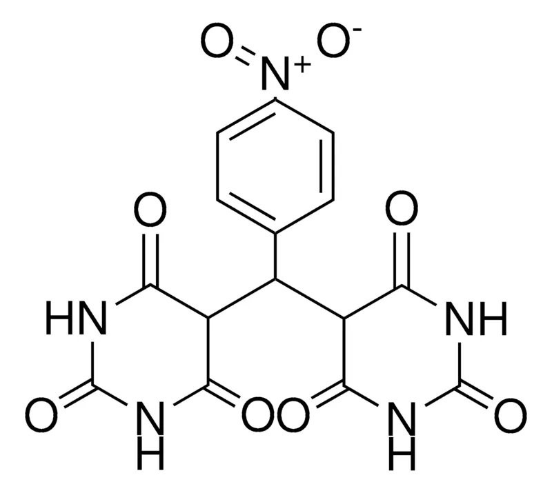 Sigma-Aldrich 5,5'-((4-NITROPHENYL)METHYLENE)DIPYRIMIDINE-2,4,6(1H,3H,5H)-TRIONE,AldrichCPR
